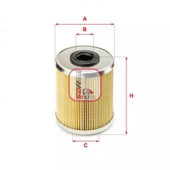 Filtre à carburant SOFIMA S 0492 N