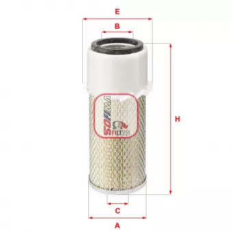 Filtre à air SOFIMA S 0840 A