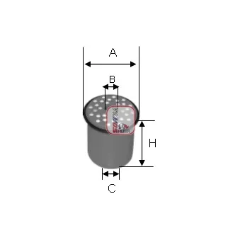 Filtre à carburant SOFIMA S 0911 NC