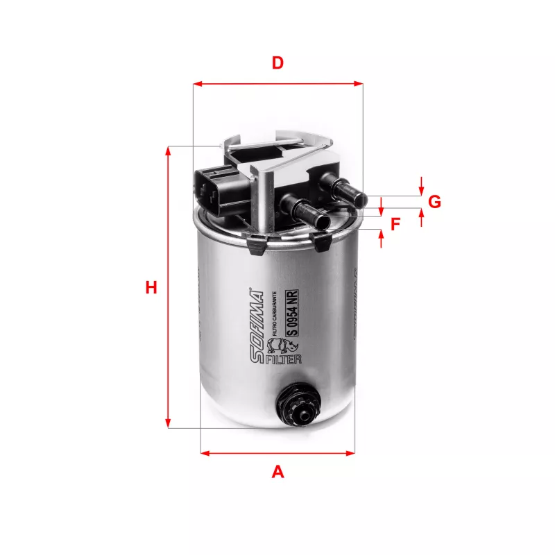 Filtre à carburant SOFIMA S 0954 NR