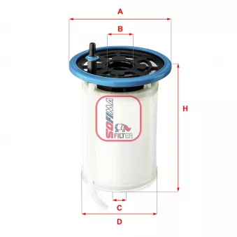 Filtre à carburant SOFIMA S 0H2O NE