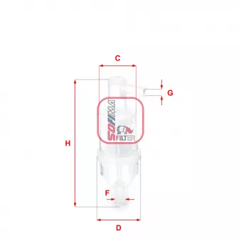 Filtre à carburant SOFIMA S 1013 B