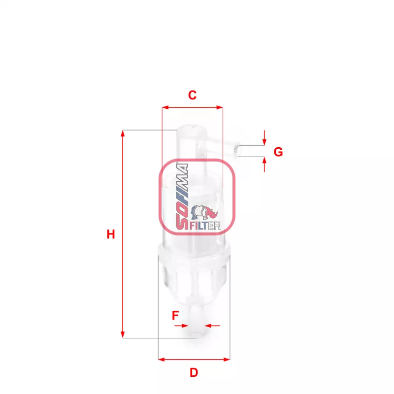 Filtre à carburant SOFIMA S 1013 B