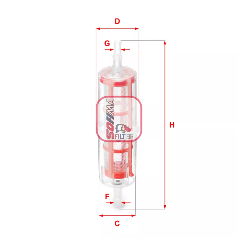 Filtre à carburant SOFIMA S 1015 B