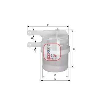 Filtre à carburant SOFIMA S 1020 B