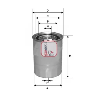 Filtre à carburant SOFIMA S 1020 NR