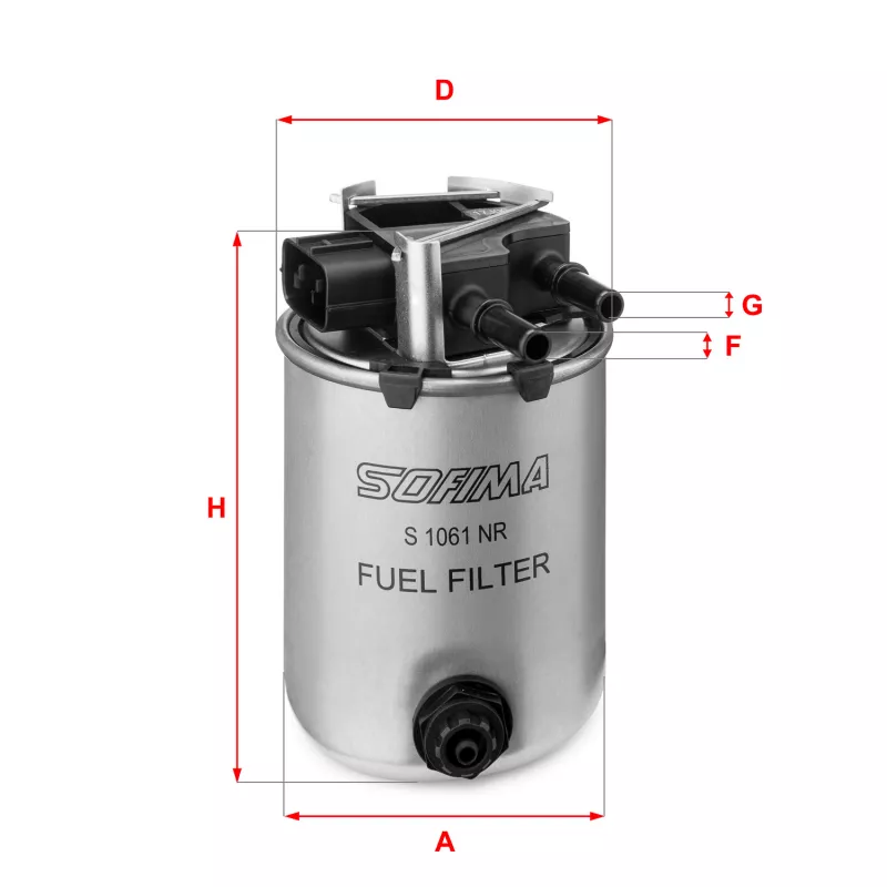 Filtre à carburant SOFIMA S 1061 NR