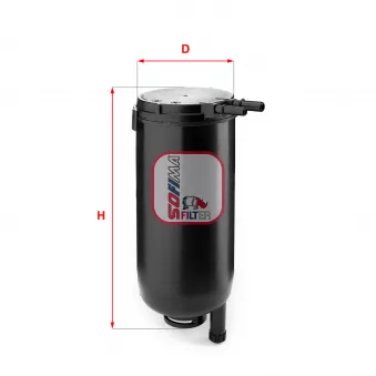 Filtre à carburant SOFIMA S 1071 B