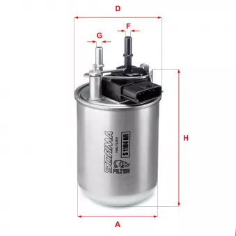 Filtre à carburant SOFIMA S 1104 NR