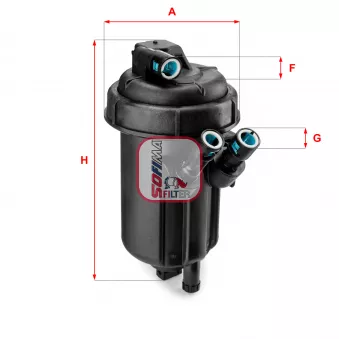 Boîtier, filtre de carburant SOFIMA S 1161 GC