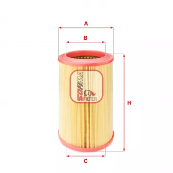 Filtre à air SOFIMA S 1250 A