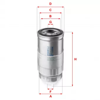 Filtre à carburant SOFIMA S 1379 NR