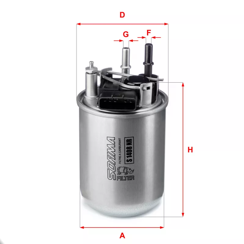 Filtre à carburant SOFIMA S 1408 NR