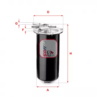 Filtre à carburant SOFIMA S 1411 GC