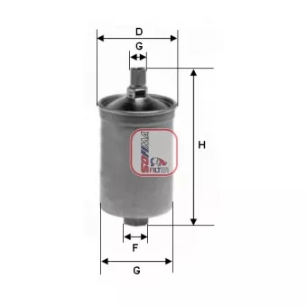 Filtre à carburant SOFIMA S 1503 B