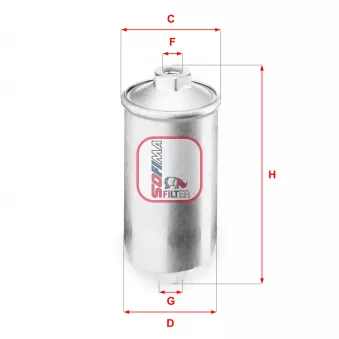 Filtre à carburant SOFIMA S 1504 B