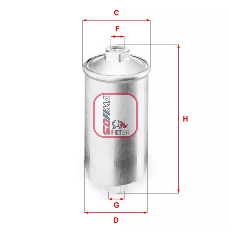 Filtre à carburant SOFIMA S 1504 B