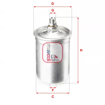 Filtre à carburant SOFIMA S 1505 B