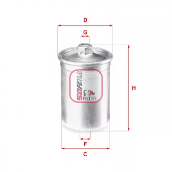 Filtre à carburant SOFIMA S 1506 B