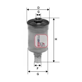 Filtre à carburant SOFIMA S 1511 B