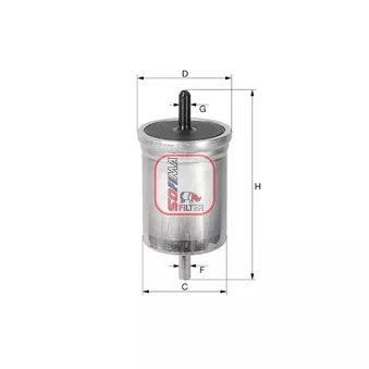 Filtre à carburant SOFIMA S 1513 B