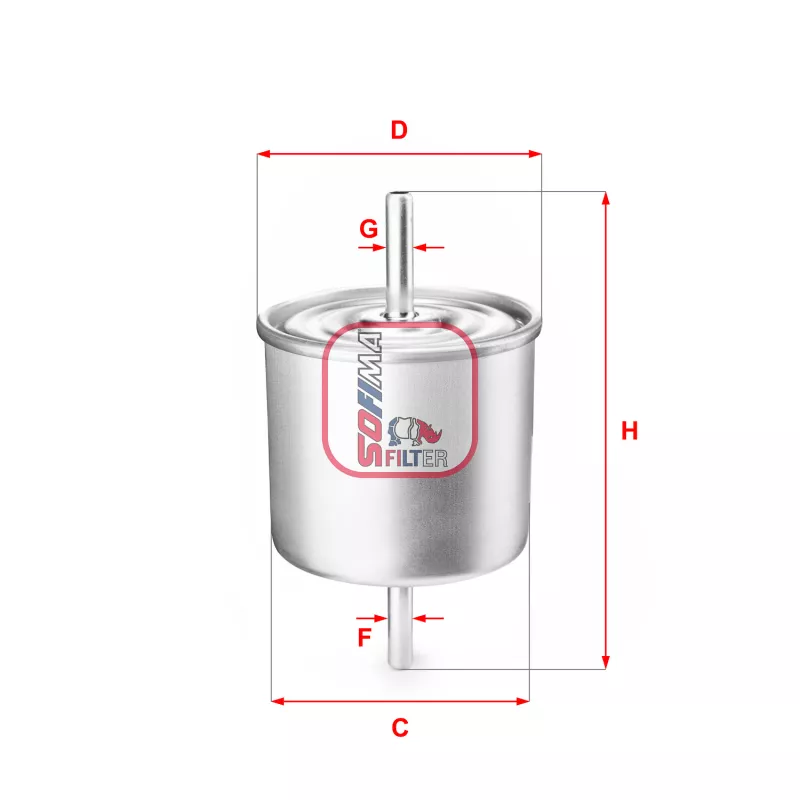 Filtre à carburant SOFIMA S 1514 B