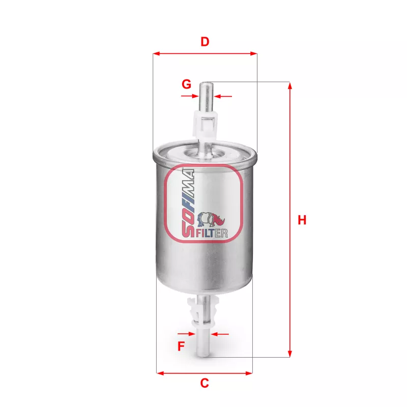 Filtre à carburant SOFIMA S 1515 B