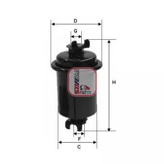Filtre à carburant SOFIMA S 1550 B
