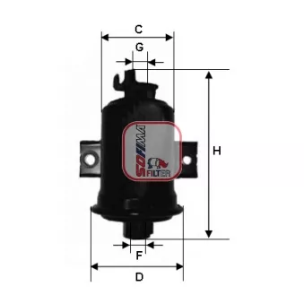 Filtre à carburant SOFIMA S 1560 B