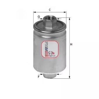 Filtre à carburant SOFIMA S 1564 B