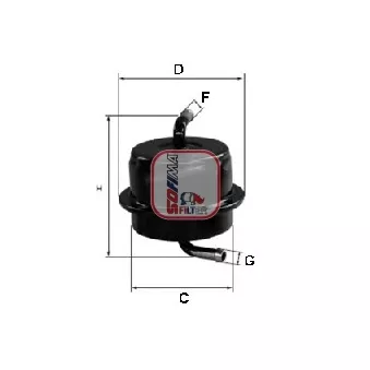 Filtre à carburant SOFIMA S 1565 B