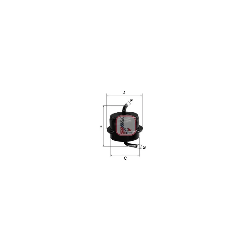 Filtre à carburant SOFIMA S 1565 B