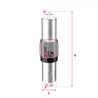 Filtre à carburant SOFIMA S 1569 B