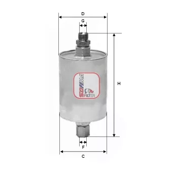 Filtre à carburant SOFIMA S 1575 B