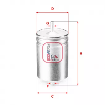 Filtre à carburant SOFIMA S 1583 B