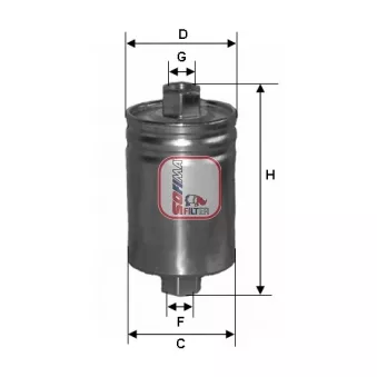 Filtre à carburant SOFIMA S 1589 B