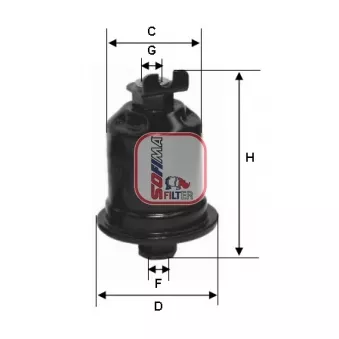 Filtre à carburant SOFIMA S 1592 B