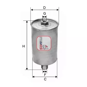Filtre à carburant SOFIMA S 1594 B