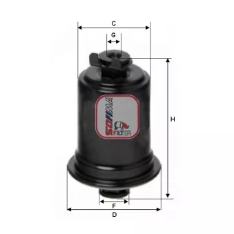 Filtre à carburant SOFIMA S 1609 B