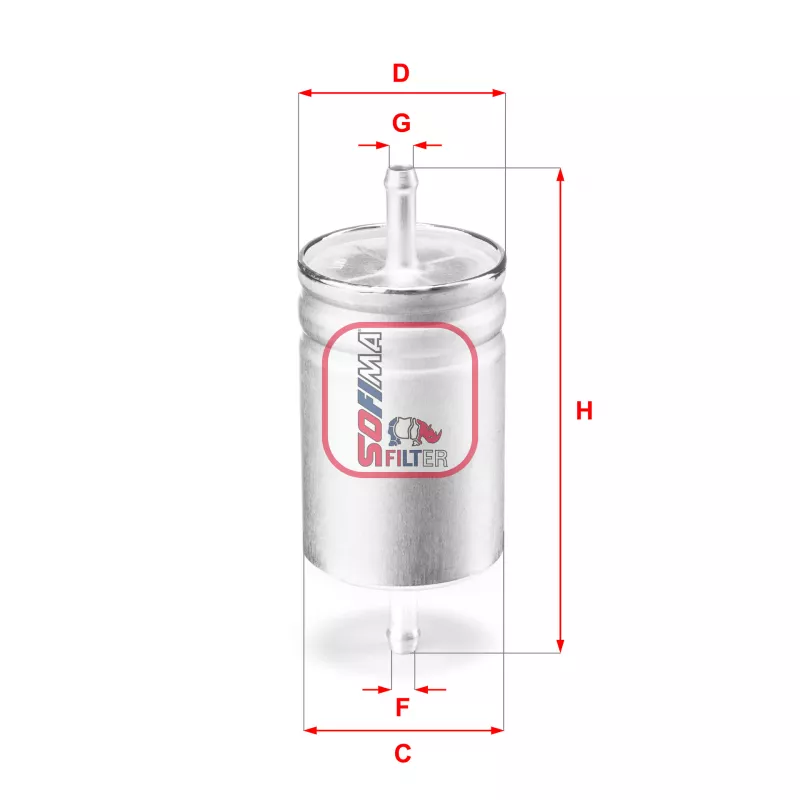 Filtre à carburant SOFIMA S 1611 B