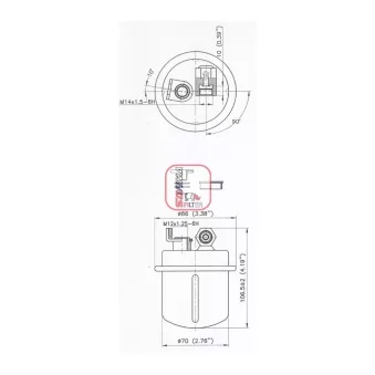 Filtre à carburant SOFIMA S 1618 B