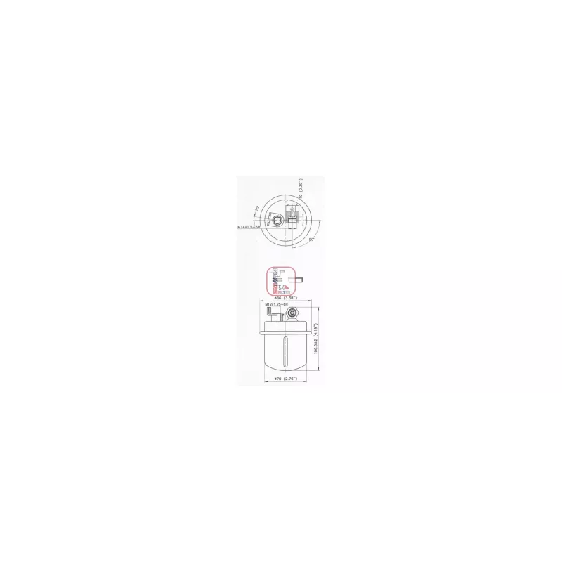 Filtre à carburant SOFIMA S 1618 B