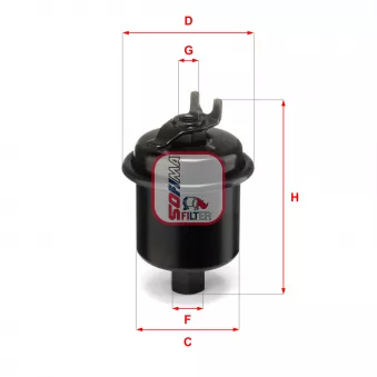 Filtre à carburant SOFIMA S 1621 B