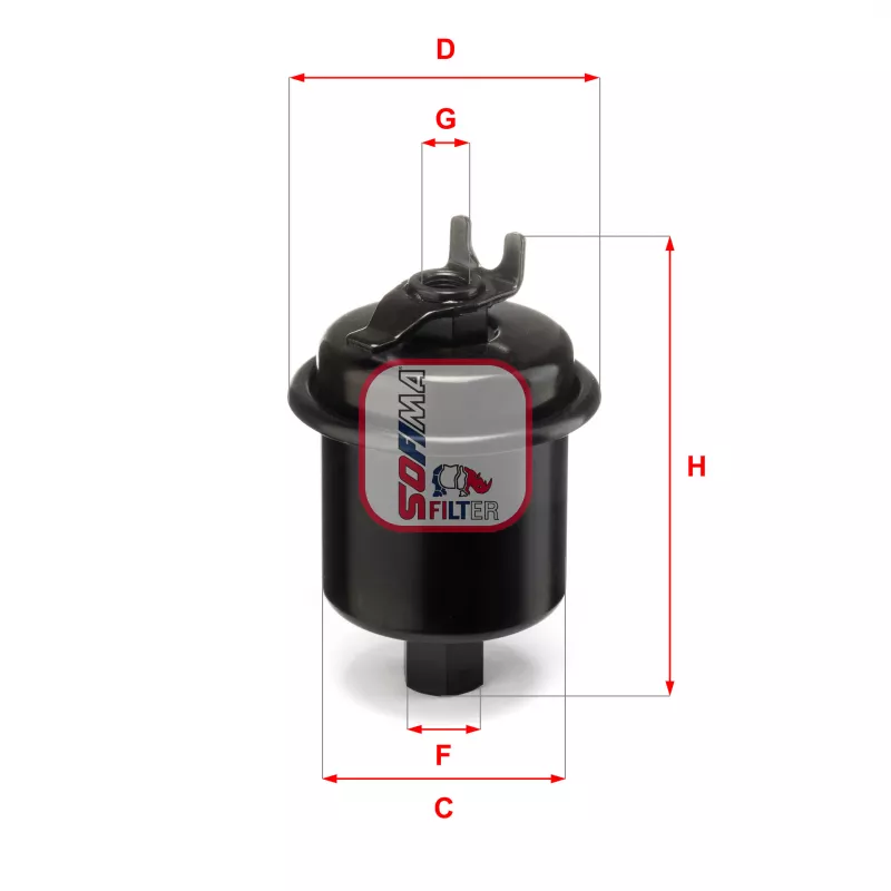 Filtre à carburant SOFIMA S 1621 B