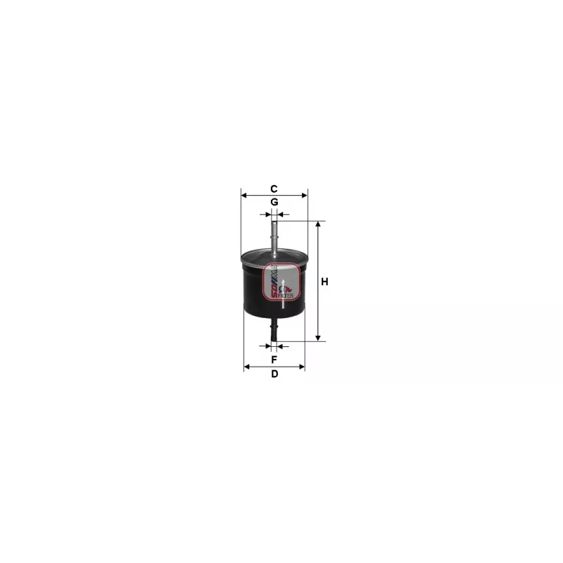 Filtre à carburant SOFIMA S 1624 B