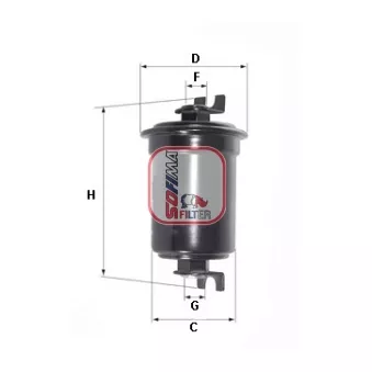 Filtre à carburant SOFIMA S 1650 B