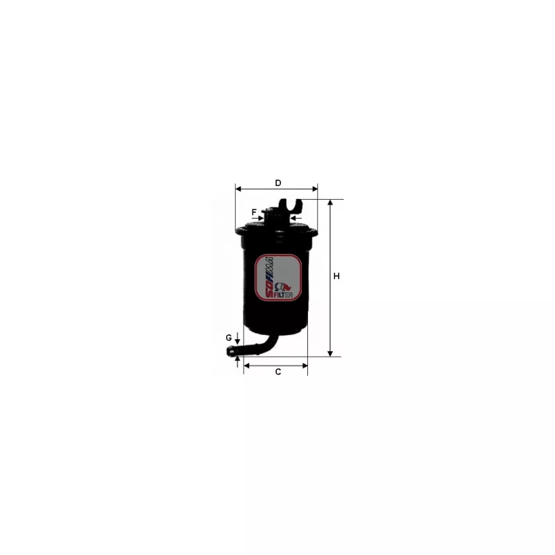 Filtre à carburant SOFIMA S 1695 B