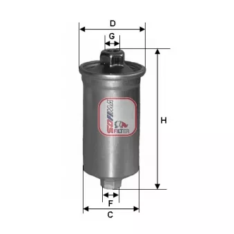 Filtre à carburant SOFIMA S 1699 B