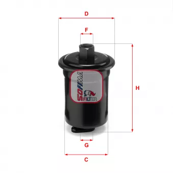 Filtre à carburant SOFIMA S 1712 B