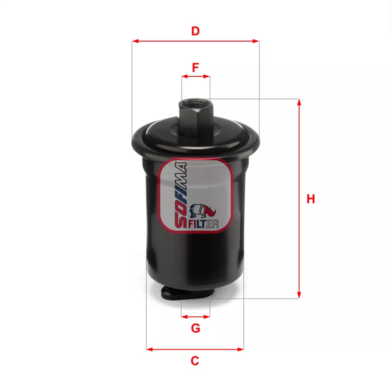 Filtre à carburant SOFIMA S 1712 B